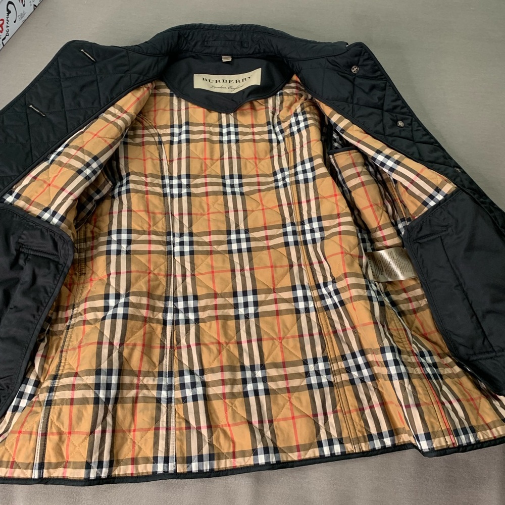 BURBERRY “diamond-quilted jacket”